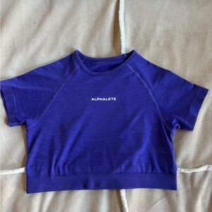 Alphalete Vibrant Blue Crop Top